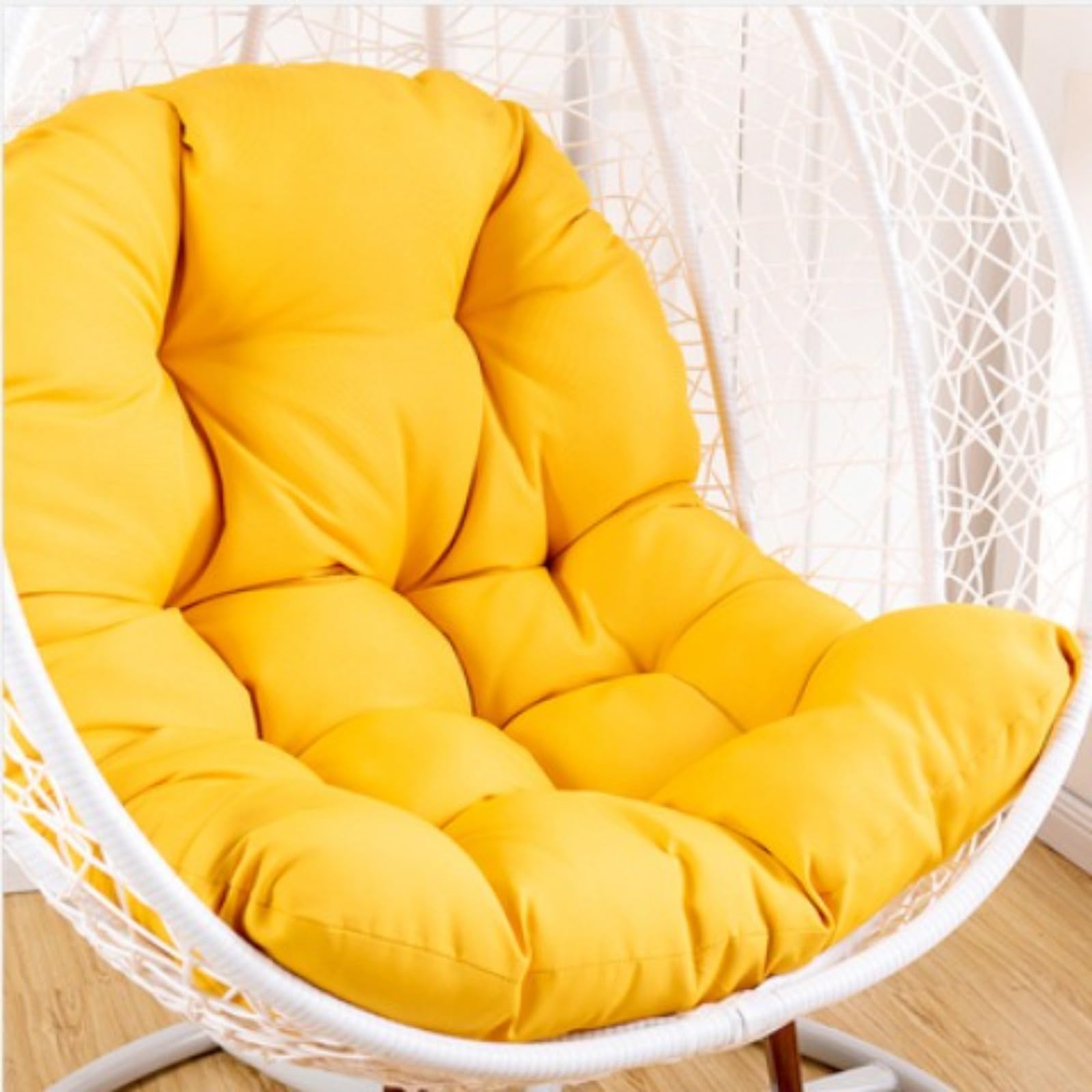 Coussin de chaise rond de jardin idéal pour fauteuil en rotin et osier
