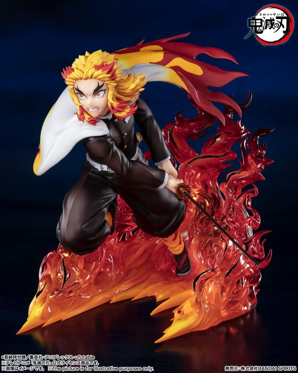 コミック・アニメ Kyojuro Rengoku Figuarts Zero Figuarts ZERO Demon Slayer Rengoku Kyojuro Flame Hashira PVC ABS