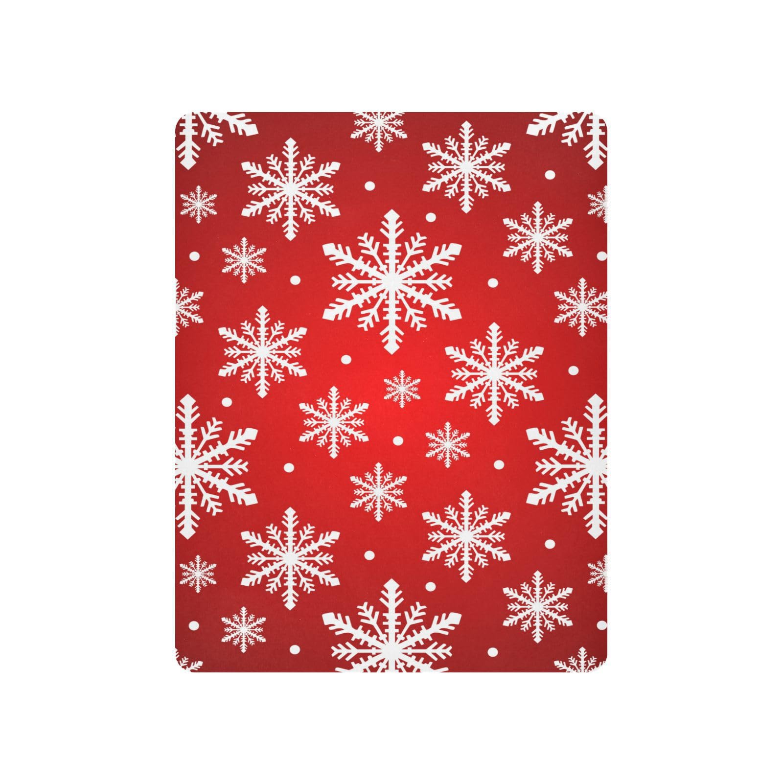 Moudou Christmas Snowflake Playard Sheet for Boy Girls, Soft Breathable Fitted Toddler Sheet for Standard Playard Bed Mattress, 39 x 27 x 5 Inch