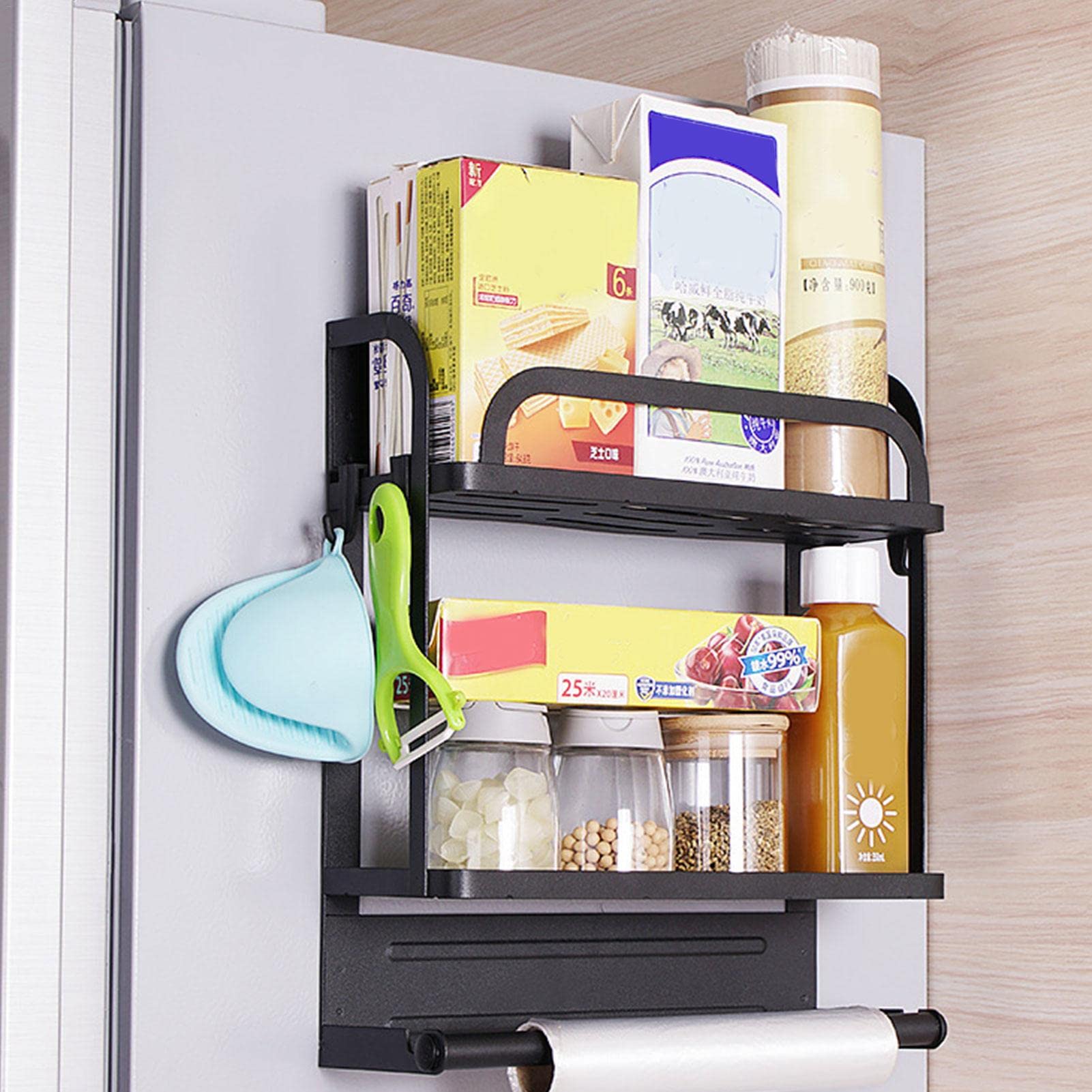 Yeeda Mensola laterale magnetica, portaspezie da cucina, organizer per spezie | spezie
