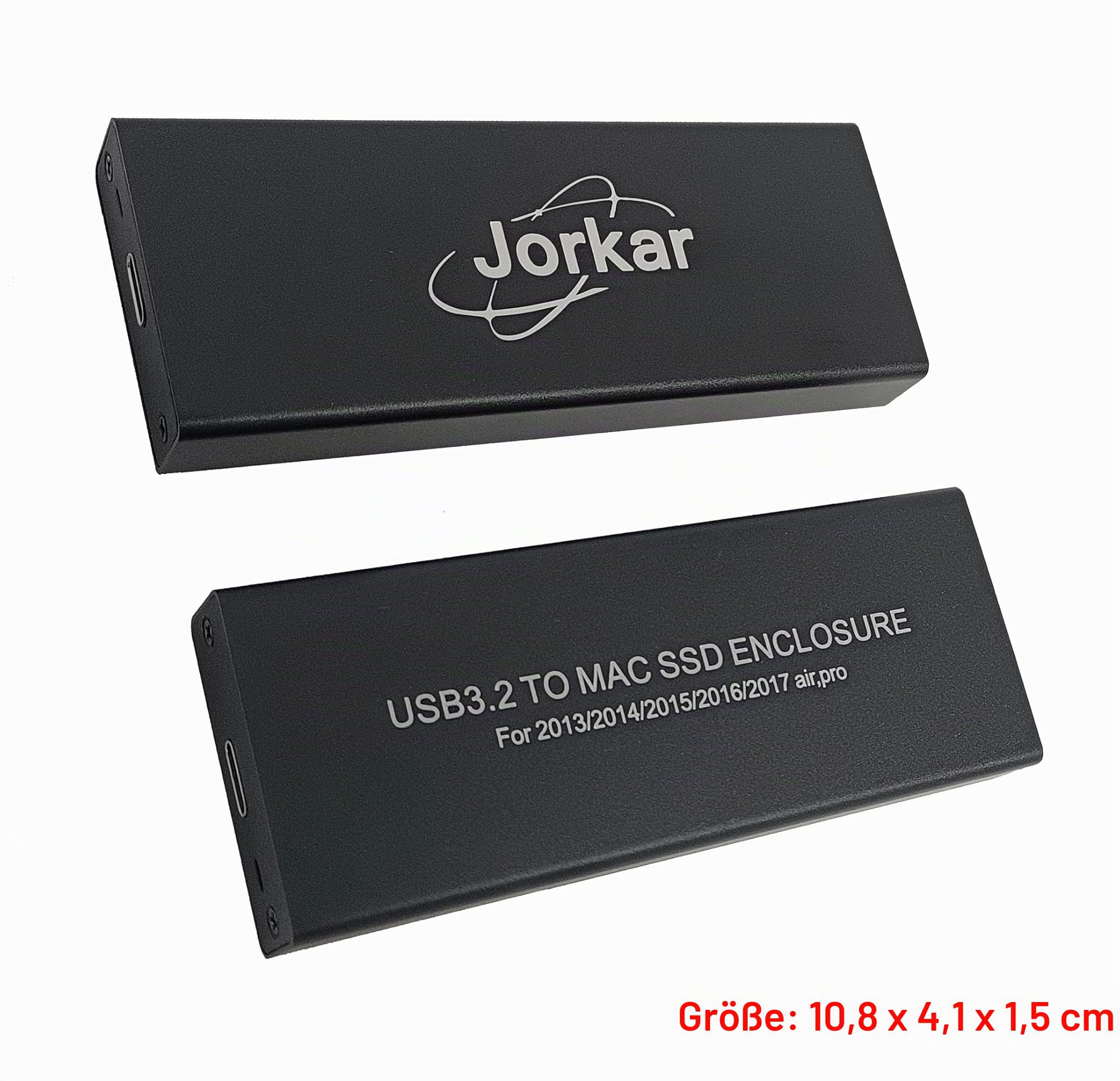 Externe SSD Gehäuse für MacBook Air/Pro mid 2013-2017, USB C 3.2 Lecteur Disque SSD 12+16 pin für A1466 A1465 A1398 A1502, für Mac SSD Enclosure Festplatten Kasten Tragbar
