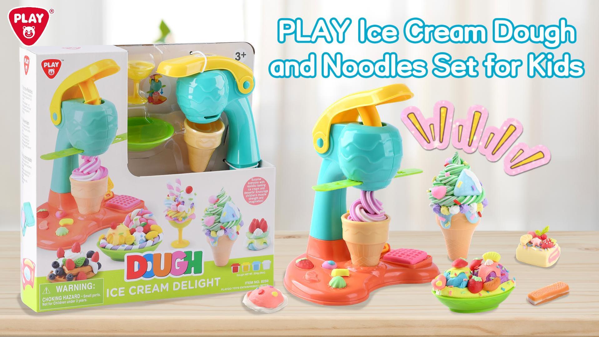 Amazon.com: PLAY Clay Dough Set with Ice Cream Maker Machine