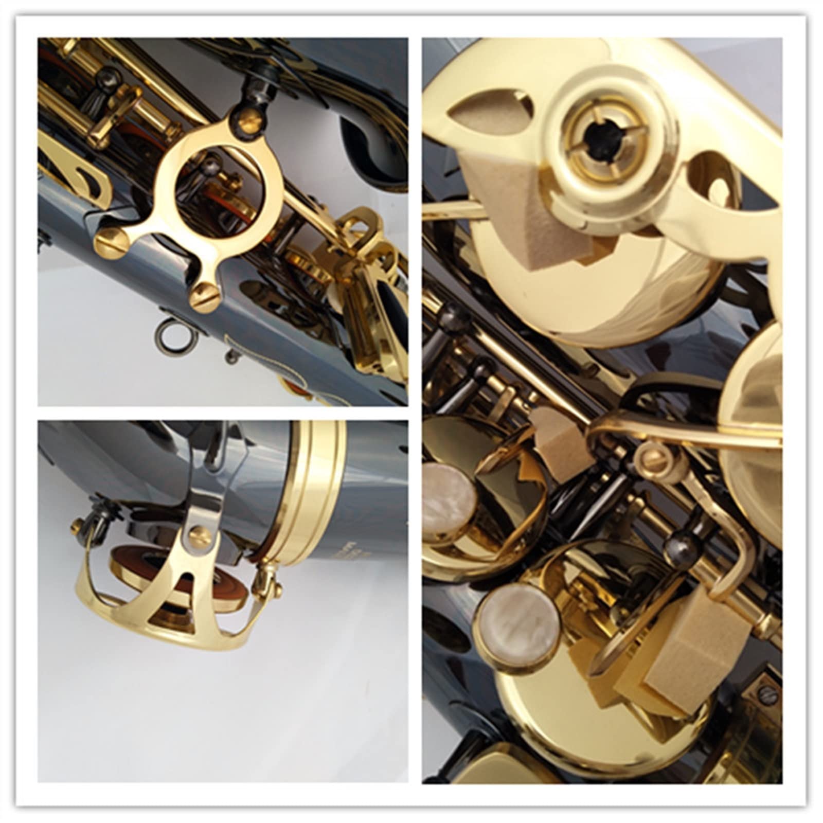 Saxophon Student Es-Alt-Saxophon-Messing-Saxophon-Holzbläser-Musikinstrument
