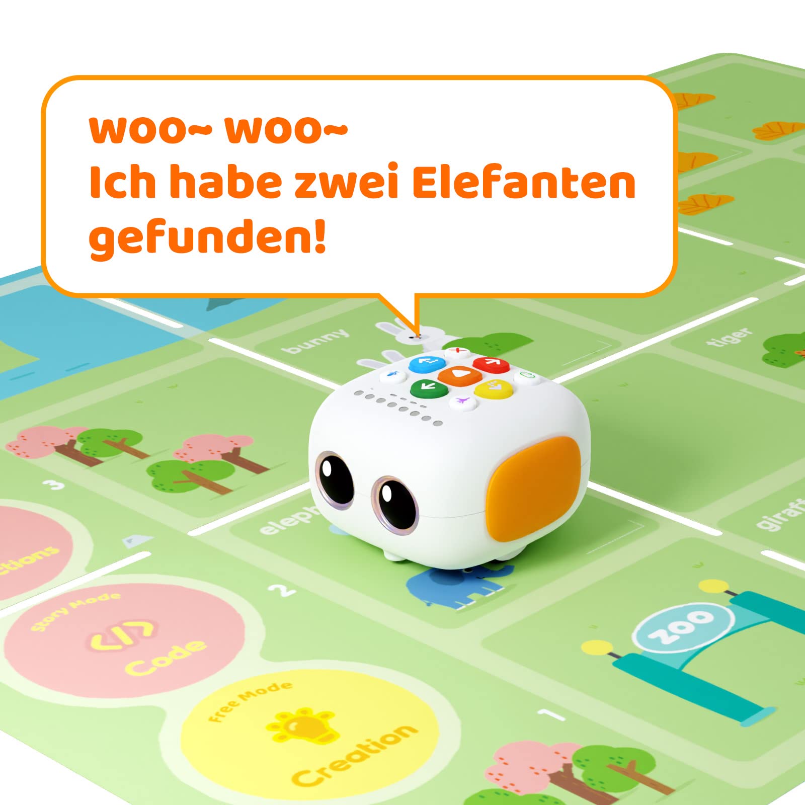Programmierbar Roboter Kinder ab 3-5 jahre, MatataStudio Tale-Bot Pro Programmierbarer Roboter Spielzeug Bausatz für Kleinkind Frühes Programmieren Lernen STEM Interaktive Elektronische Roboters ab 3+