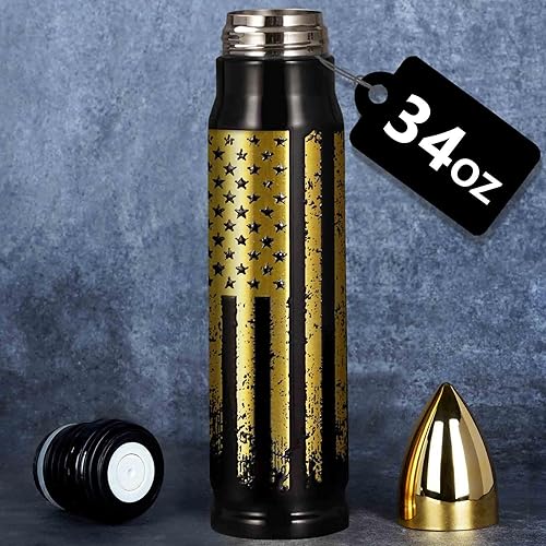 Vista 31 de Vaso de acero inoxidable de 17 onzas para hombres, él, marido, papá, taza de café con forma única para hombre, pesca, caza, camping, Navidad