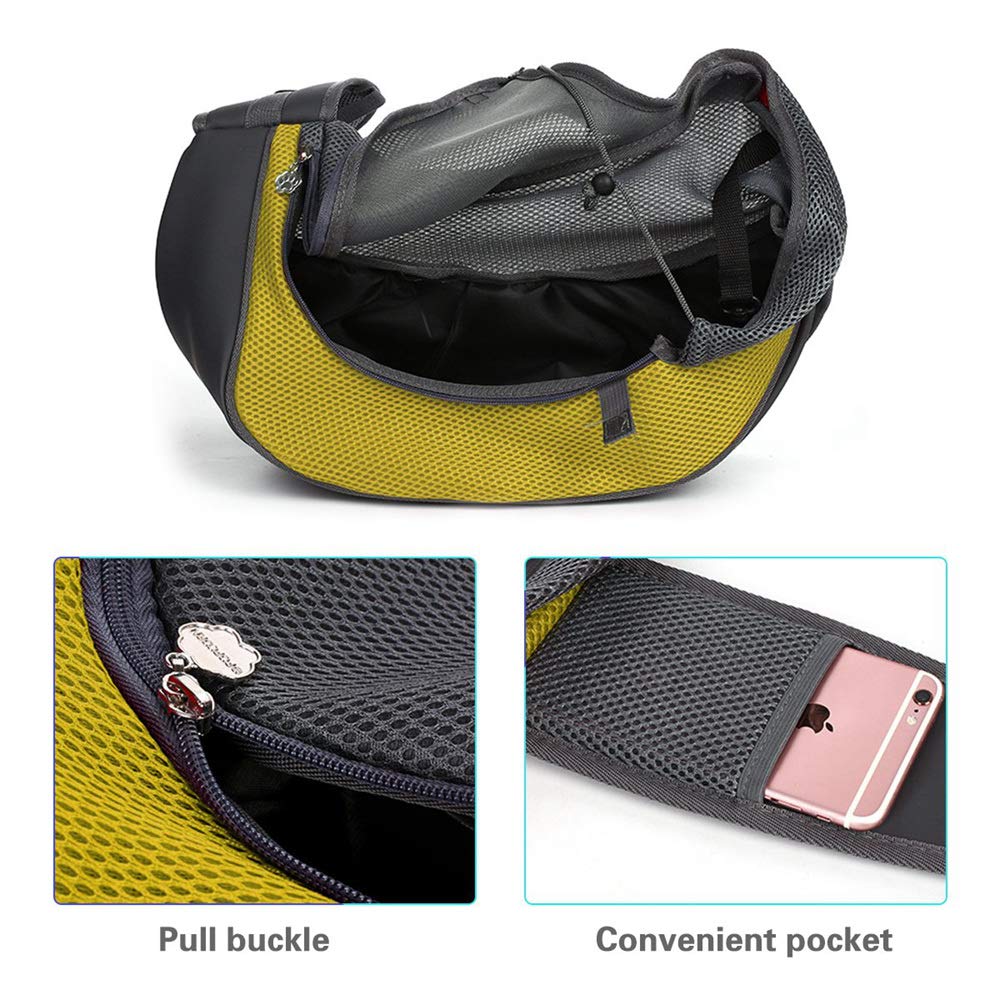 Sac de Transport pour Chat et Chien - Bandoulière Épaule Sling pour Animaux de Compagnie