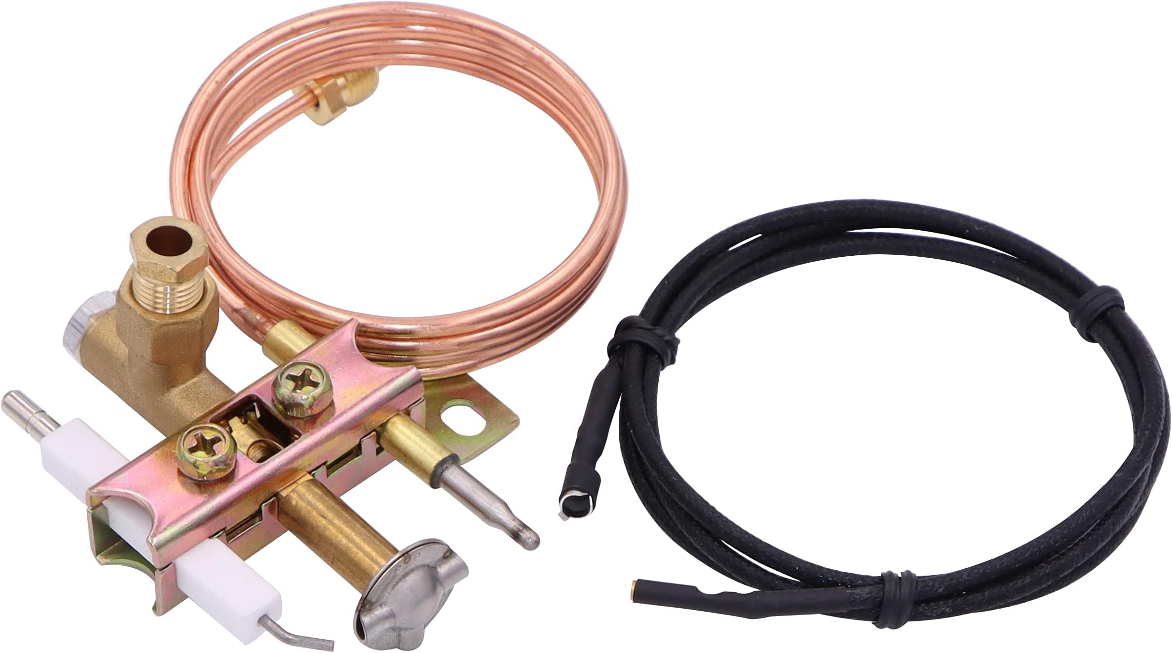 Universal Gas Burner Night Light with Piezo Wire 900 mm and Thermocouple Wire M9 x 1