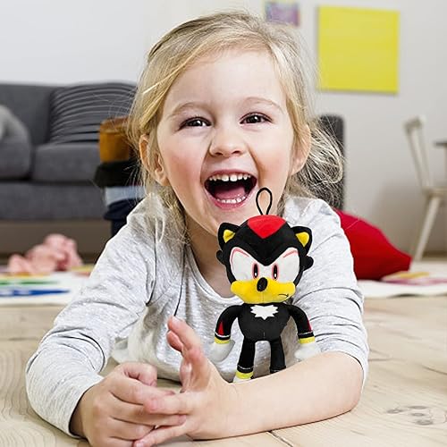 Miniatura 7 de Gavya Muñeco de peluche sónico, juguete de The Hedgehog 2 The Movie Knuckles de 12 pulgadas, almohada de felpa de animales de peluche, regalo para