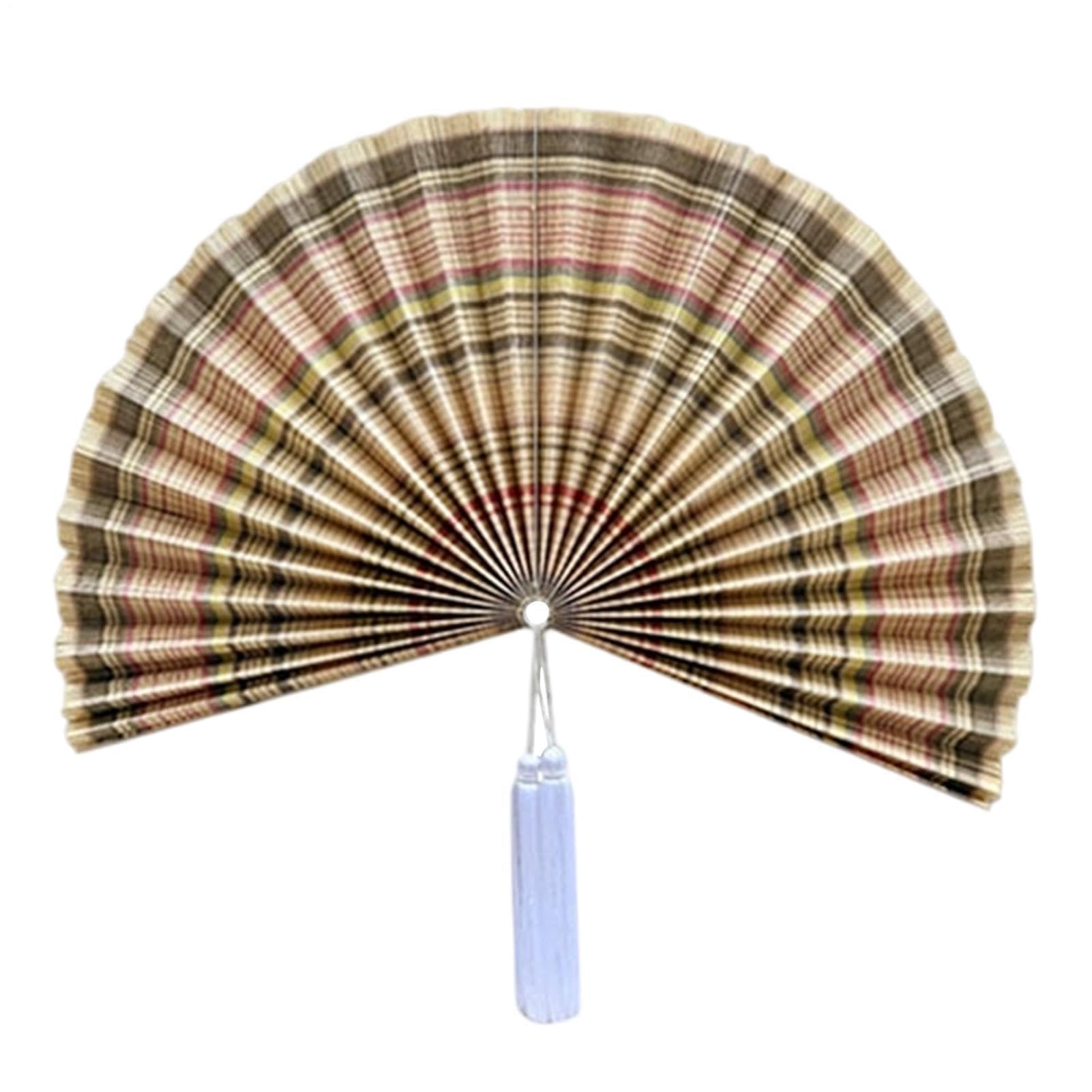ChumDecor Fächer-Wanddekoration, japanische chinesische Wandfächer-Dekoration, Boho-Kopfteil zum Aufhängen, dekorativer Faltfächer für Zuhause, Wohnzimmer, über dem Bett, Schlafsaal