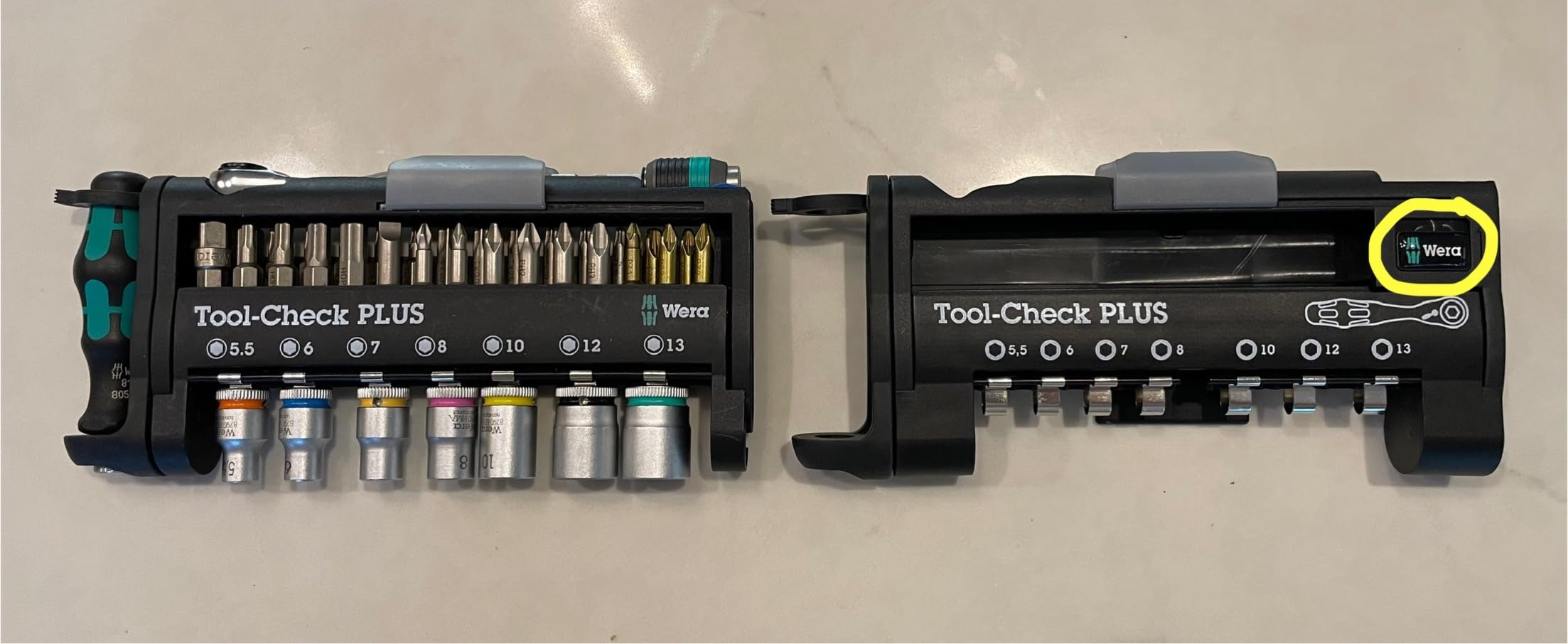 Wera 056490 Tool-Check Plus Bit Ratchet Set with Sockets - Metric photo review