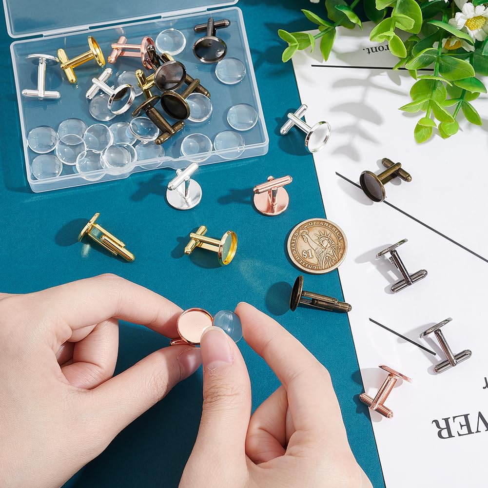 Lot De 20 Boutons De Manchette En Laiton Plaqué Or - Vierges, Diamètre 12-20mm, Artisanal