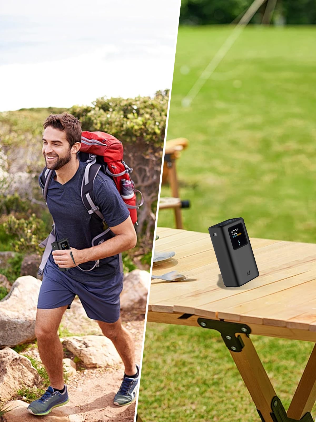 Etui do CUKTECH 10 Mini Power Bank 10000 mAh 55 W, yystao etui ochronne – przyjazne etui silikonowe – nadaje się do wielokrotnego prania, odporne na zarysowania, kapanie, czarne