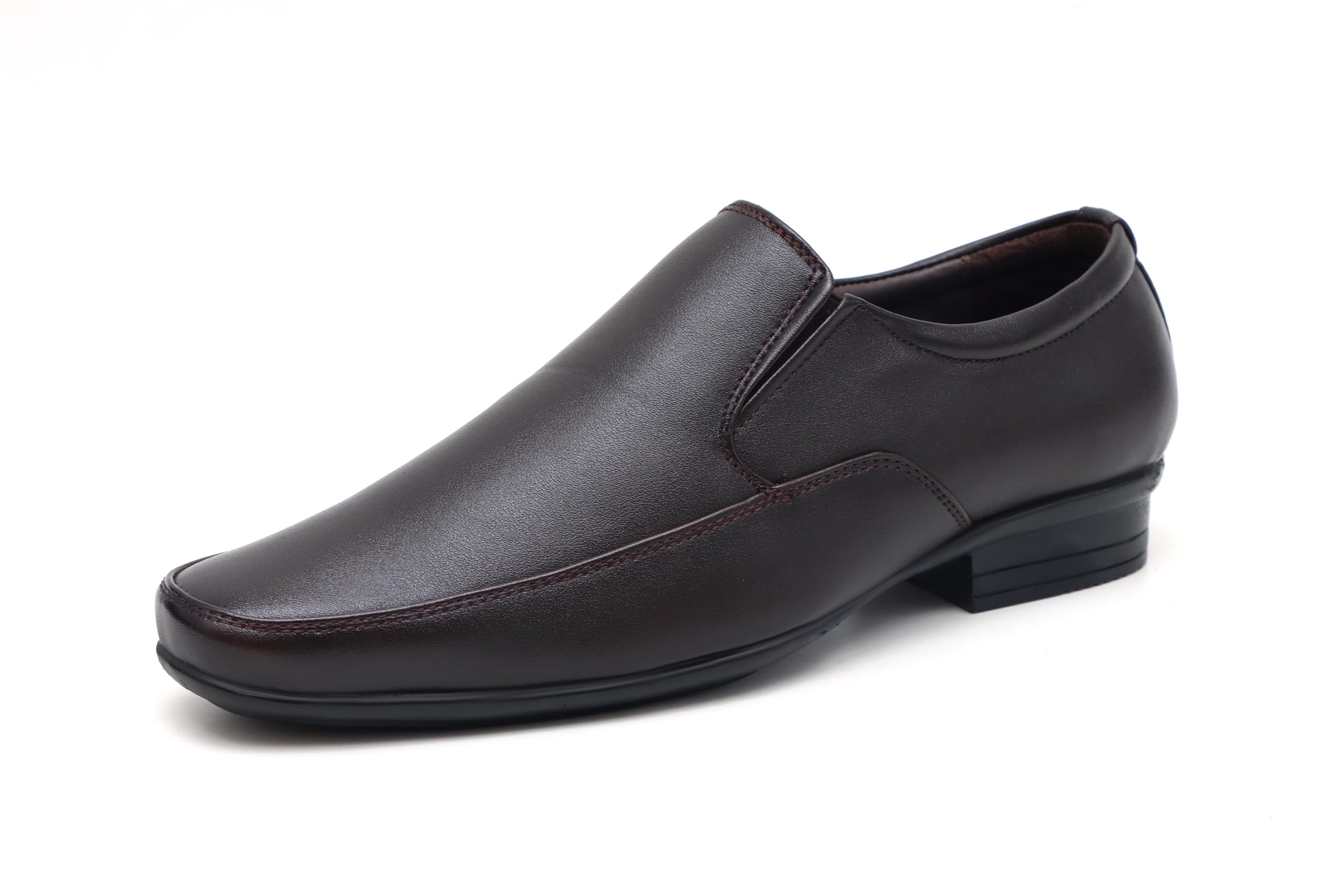 BRUTE Brown Faux Leather Formal Shoes for Men Without Lace - 5 UK (B0DGXKT1X6) Amazon Price History, Amazon Price Tracker