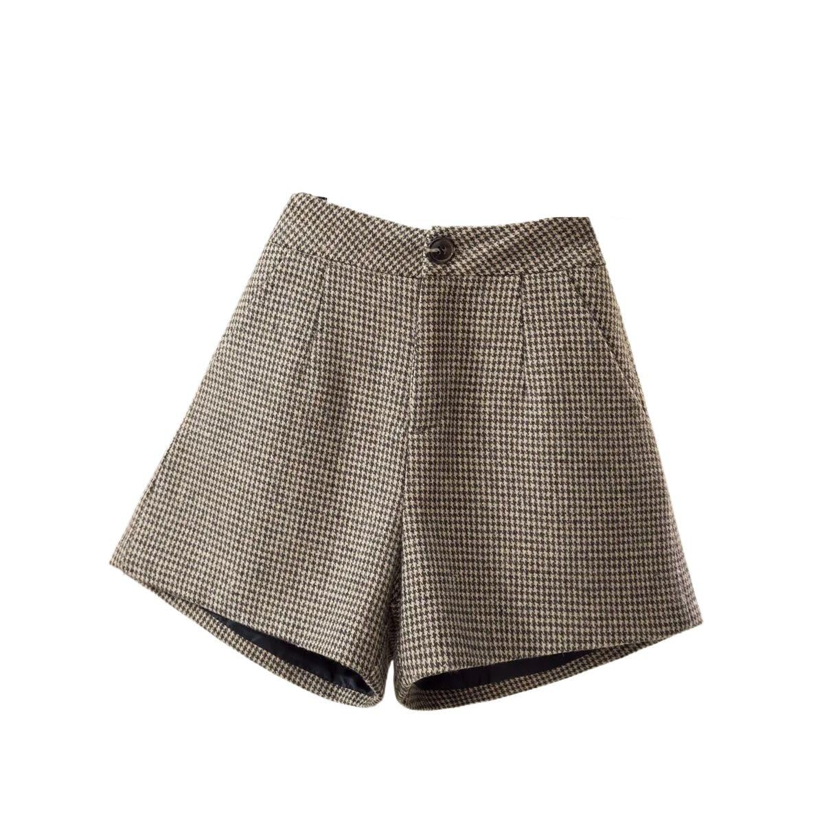 Pantalones cortos para mujer, cintura alta, pantalones cortos de verano, C1., S