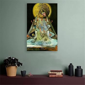 値下げ　サルバドール・ダリ　グアダルーペの聖母マリア？　279／300 Amazon.co.jp: サルバドールダリウォールアートキャンバス