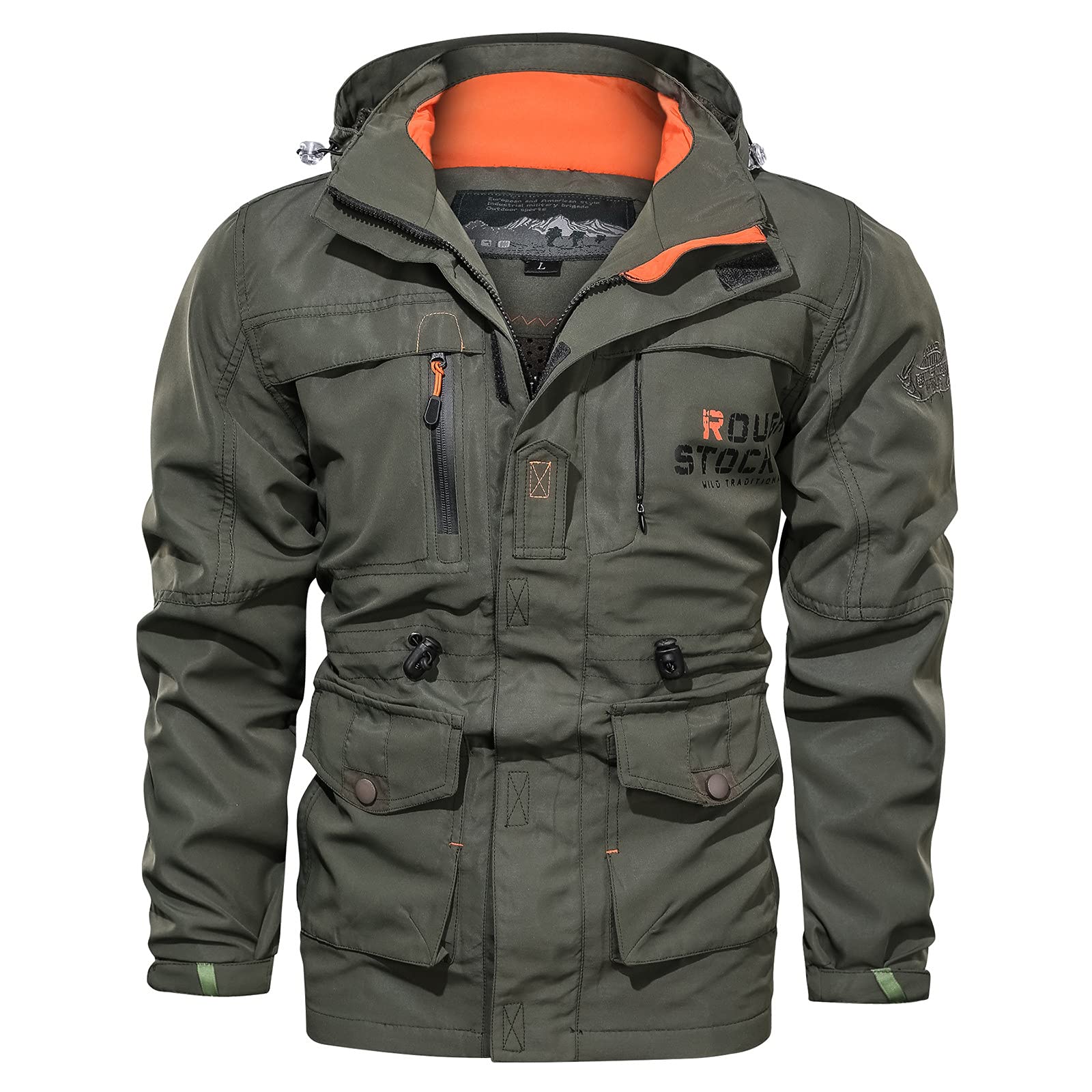 Auburn Quarter Zip GmrvaMen Jacket, Men's Military Jacket