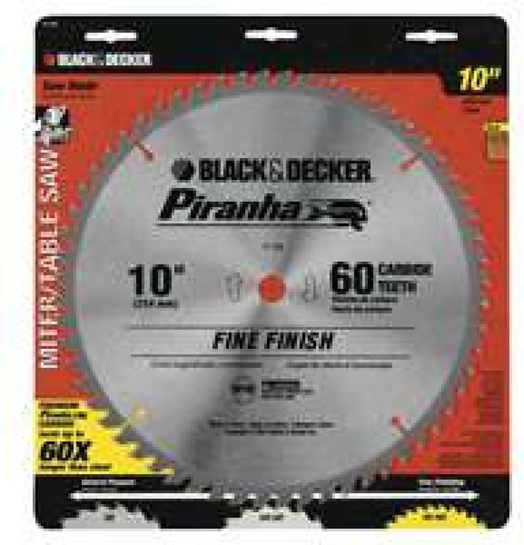Amazon.com: Black & Decker 77-770 Piranha - Hoja de sierra ATB de 10 ...