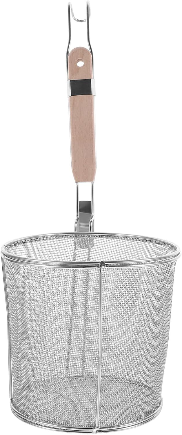 Kichvoe Pasta Strainer Basket Stainless Steel Mesh Spider