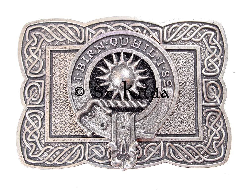 St Kilda MacLeod of Lewis Clan Crest Kilt Belt Buckle