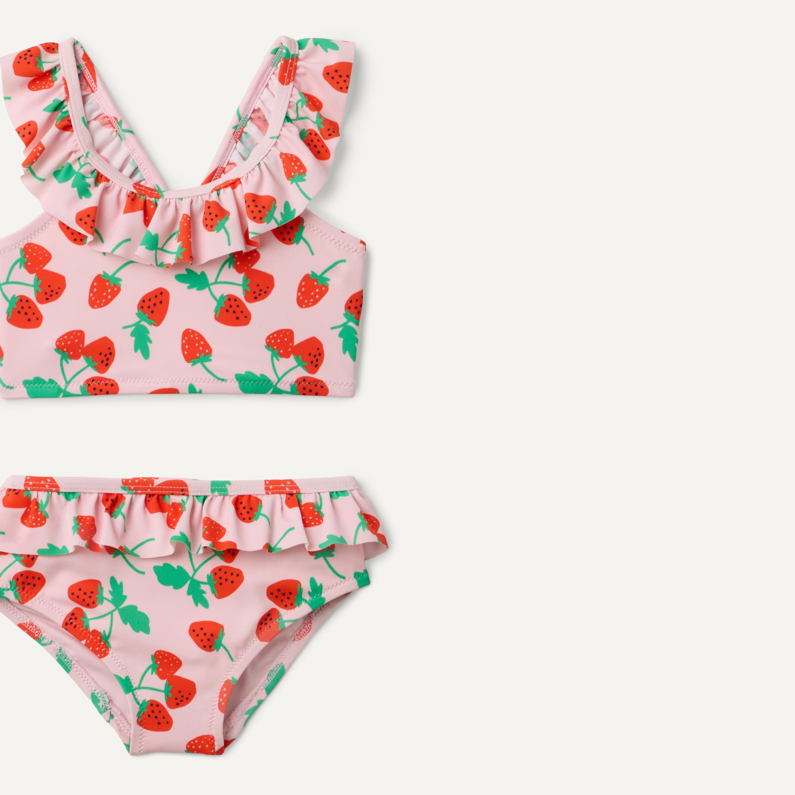 Amazon Essentials Mädchen Zweiteiliges Bikini-Set mit Rüschen