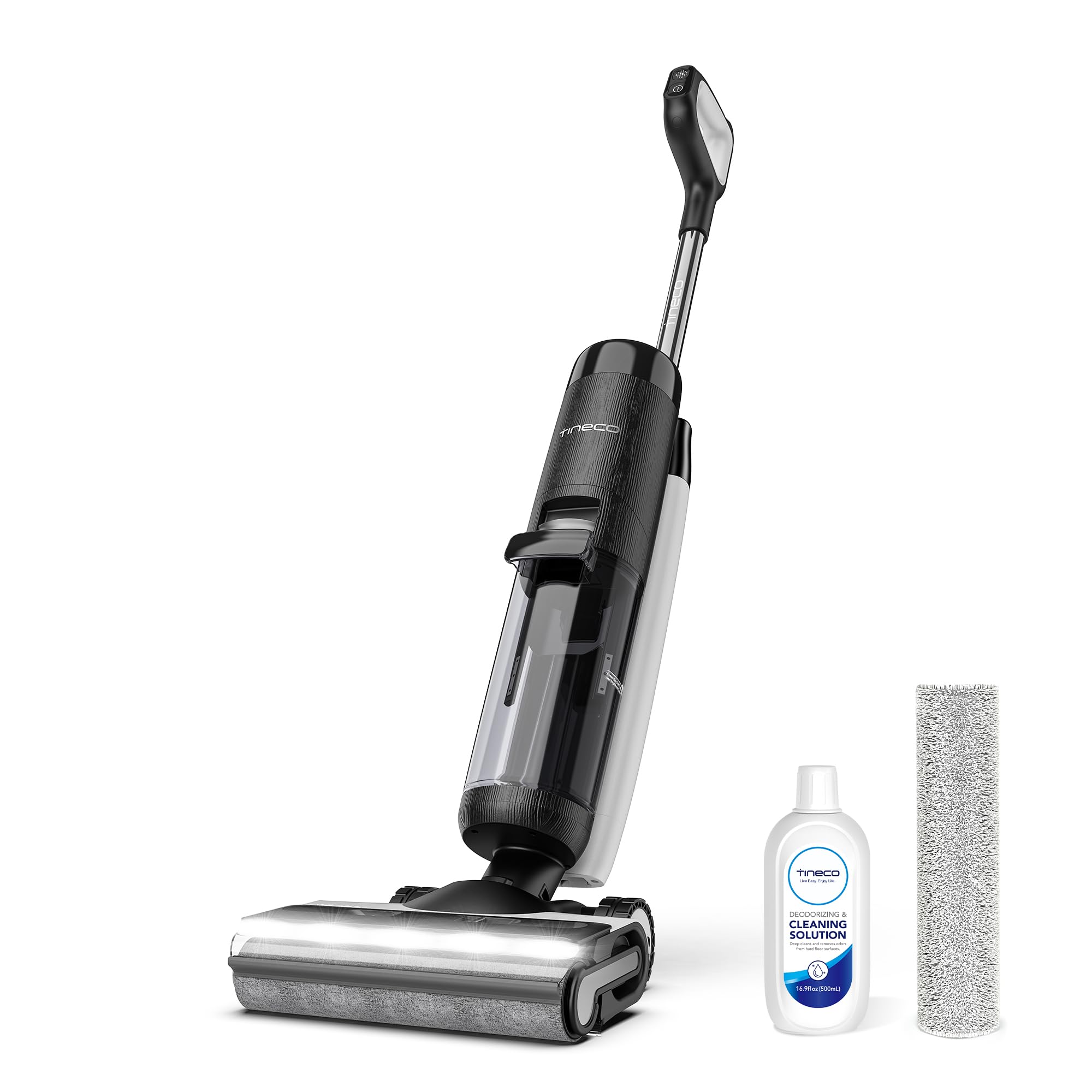 Tineco Floor One S7 Pro - Aspirador en seco y húmedo inalámbrico (40 min, Secado centrífugo, Doble Cara, reconocimiento Inteligente, duración de batería Triple, autolimpieza para Pelo de Animales)