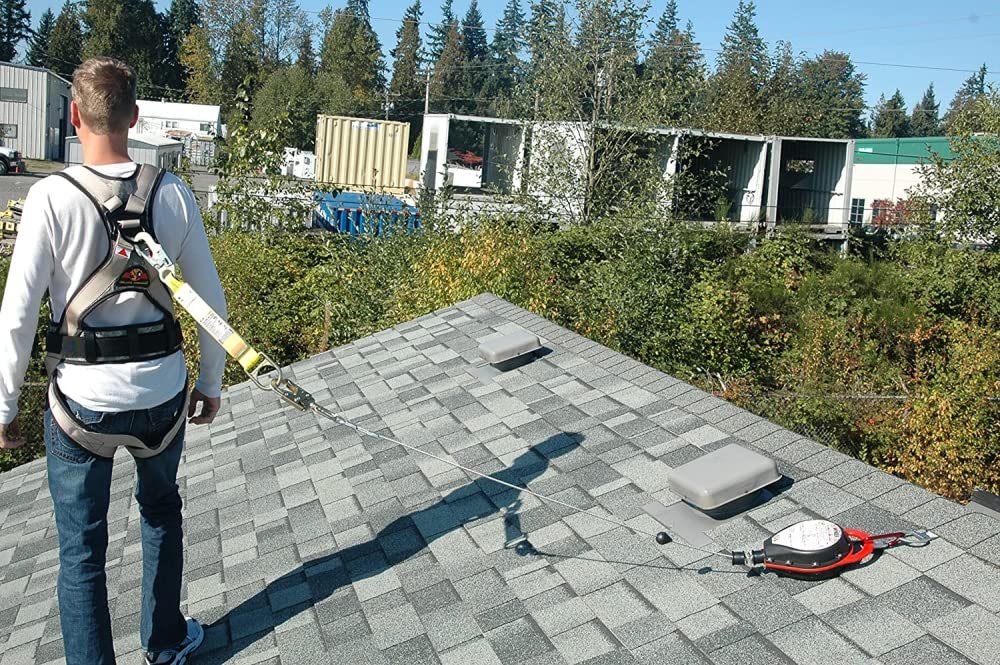 Super Anchor Safety 2903-K Self-Retracting Lifeline Stainless Steel Cable, 30'