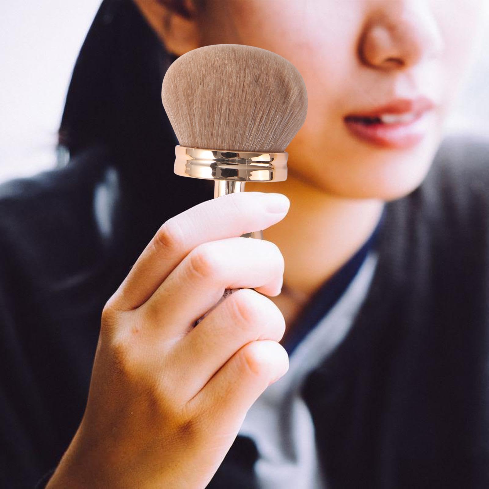Applicatore Autoabbronzante - Corpo Ad Alta Densità Con Testa Ovale, Abbronzante Corpo Senza Striature, Pennello Per Sfumatura Per Fondotinta E Crema | Strumento Di Bellezza Ergonomico Per Gambe E Sch