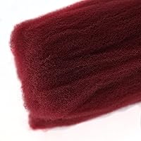 Vista 6 de BTWTRY Afro Kinkys - Pelo sintético a granel a granel, 1 paquete/1.76 oz (50 g), color burdeos, pelo afro a granel para rastas, cabello afro a