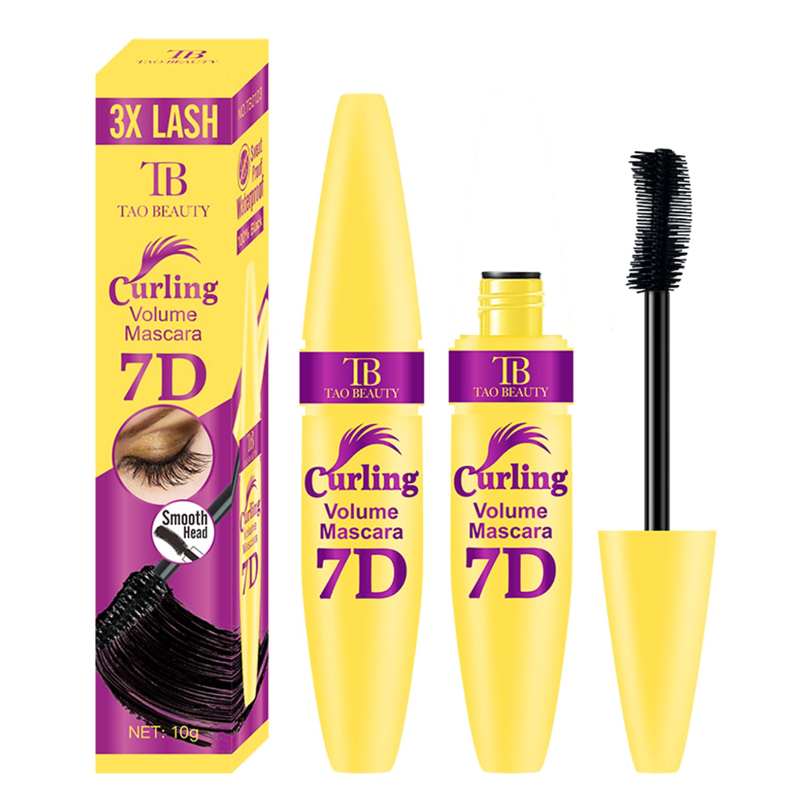 Amazon.com : 7D Fiber Lashes Waterproof Volumizing Mascara
