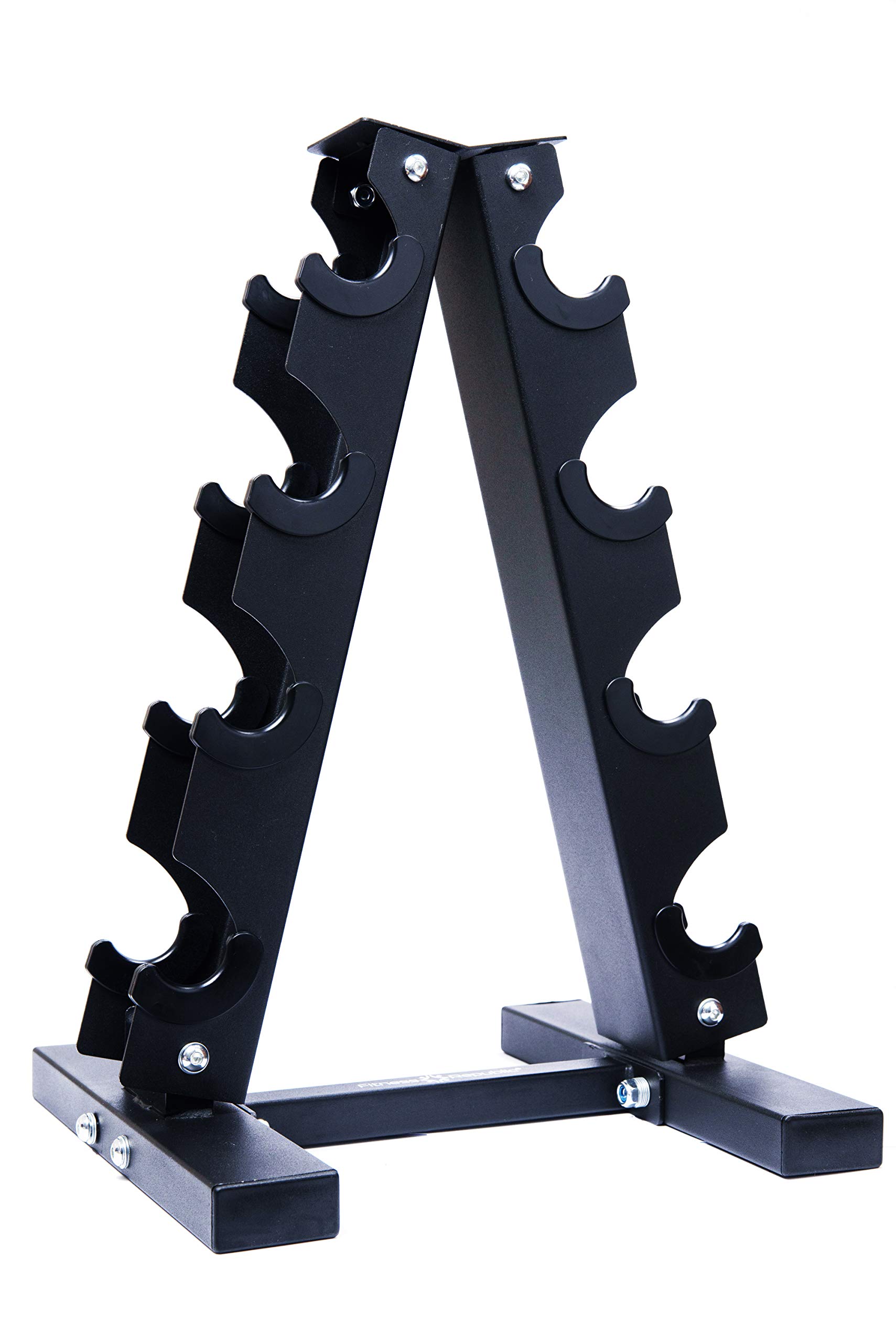 Fitness Republic Solid Steel Dumbbell Rack Holder, AFrame Dumbbell