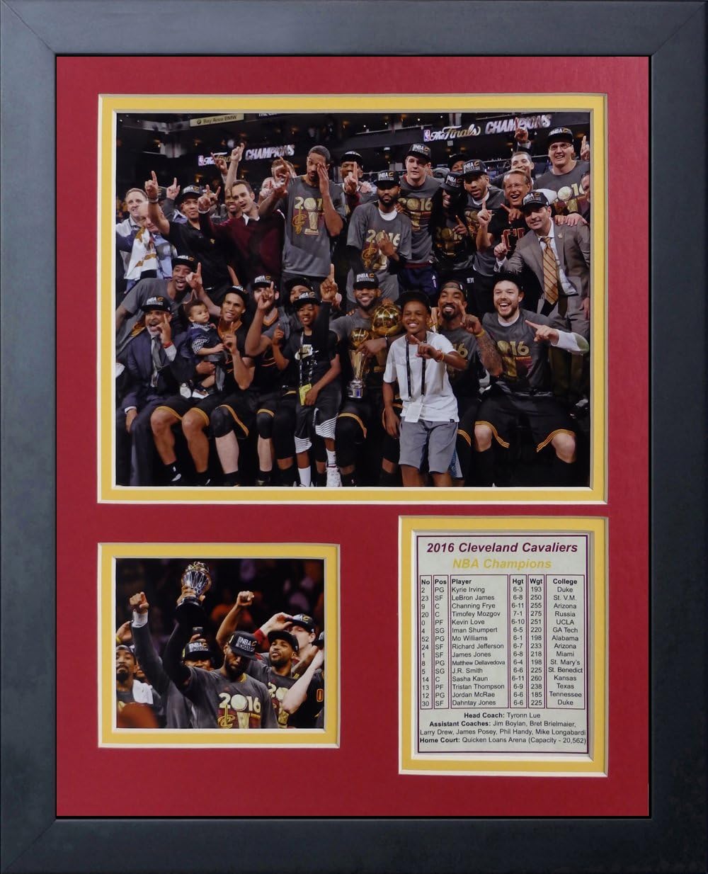 Legends Never Die 2016 NBA Champions Podium Framed Photo Collage