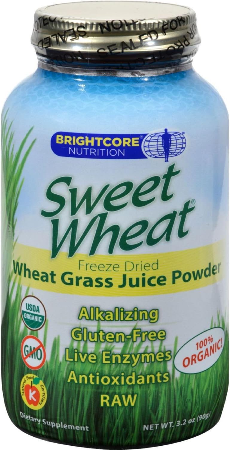 Sweet Wheat Freeze Dried Wheat Grass Juice Powder 3.2 oz