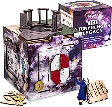 INSCAPE Cluebox Stonehenge´s Legacy - Puzzle Box - Interactive Wooden Escape Room in A Box for Adults with Hidden Compartments - Gift Idea for Puzzle and Mystery Fans - Brain Teaser