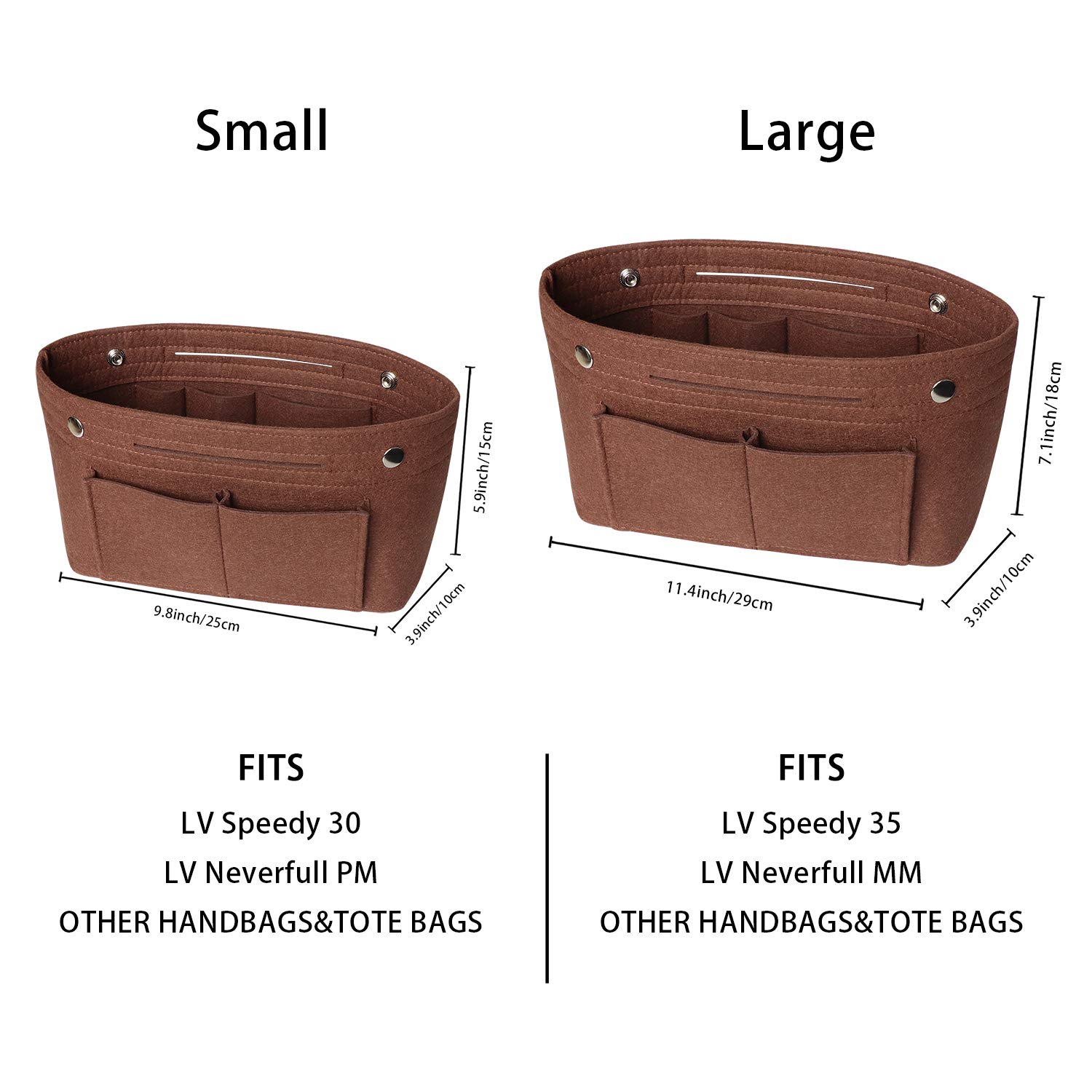 Soyizom Vilt Bag Organizer Insert Tas in Tas voor Tote Bag