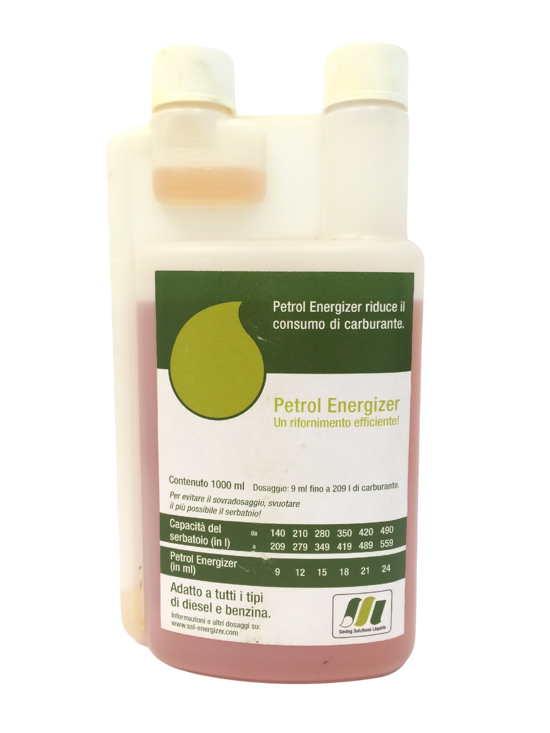 SSL Additivo Catalizzatore per Combustione - motori Benzina e Diesel (MEDIUM_1LT)