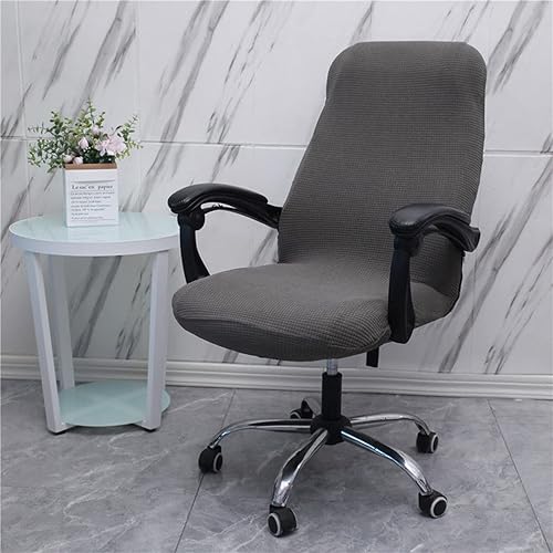 Miniatura 2 de YOPOIY Funda impermeable para silla de computadora, funda elástica para silla de oficina con funda para reposabrazos gratis, extraíble, lavable