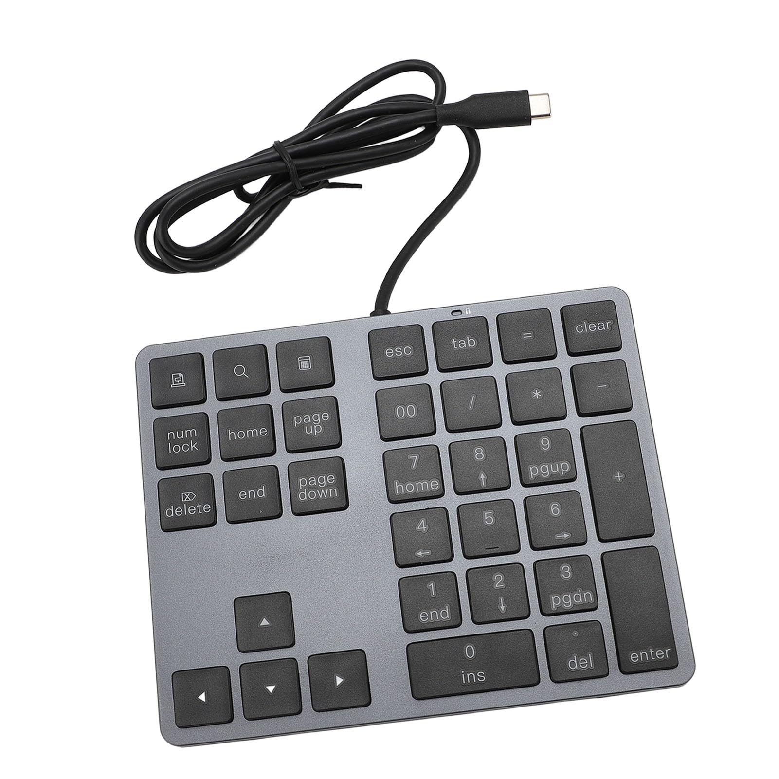 Tangxi Tastierino Numerico Cablato Compatto Facile da Usare per L'immissione Rapida di Numeri su PC e Laptop con USB 3.1 34 Tasti