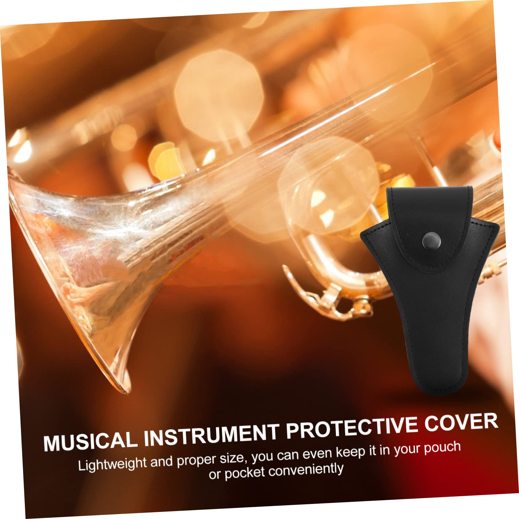 SUPVOX 2 Pcs Saxophone Mouthpiece Pouch Storage Bag for Horn Tuba Mouthpieces Instrument Accessories Protector Compact Non-slip Bag