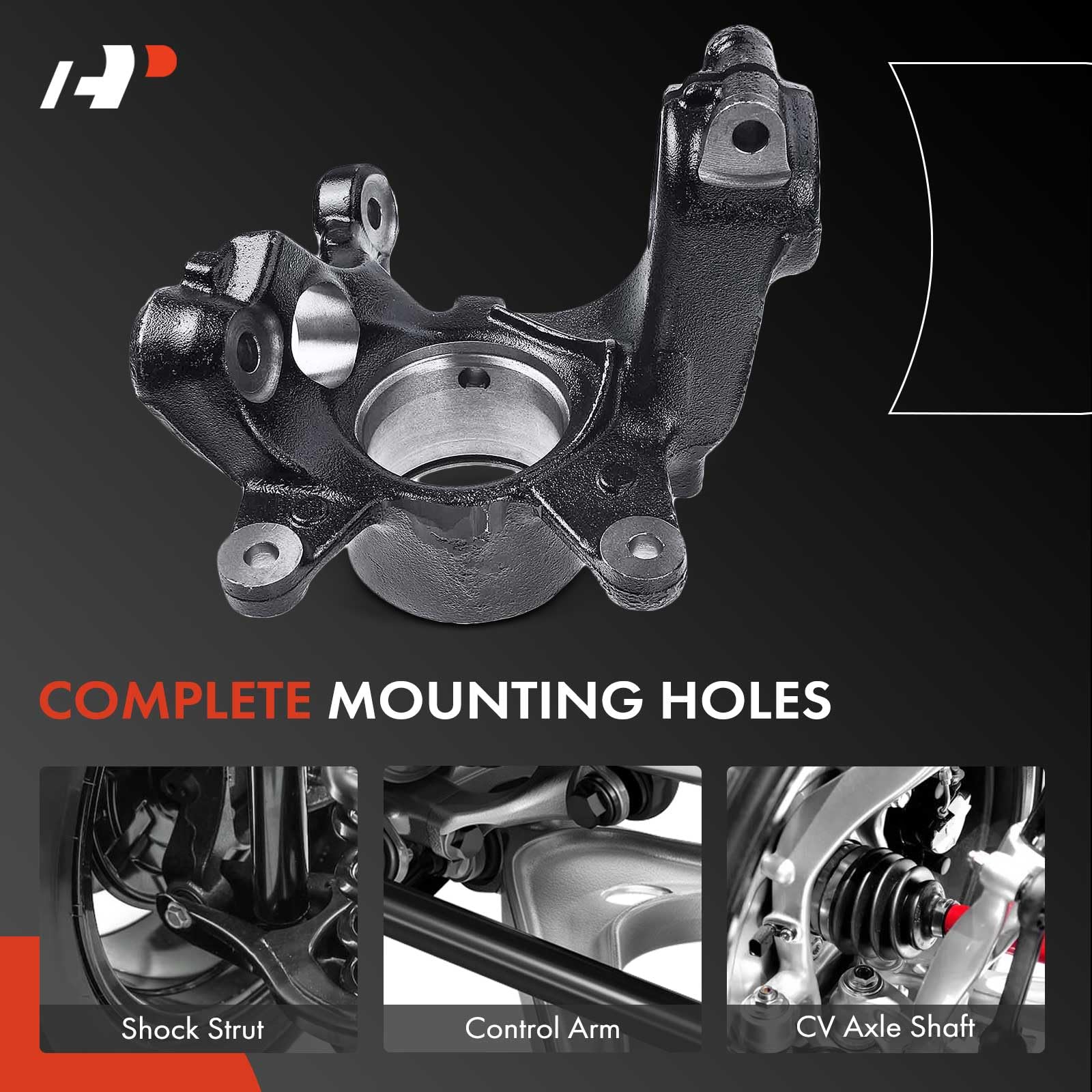 Amazon.com: A-Premium Front Suspension Steering Knuckle Compatible 