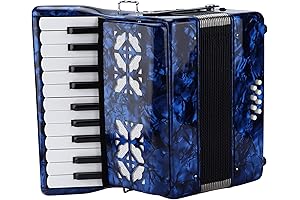 Accordion for Kids: 22 Keys 8 Bass Piano Accordion with Straps for...