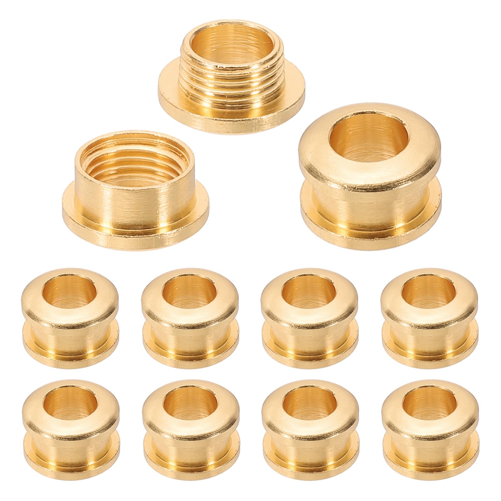 PATIKIL 5mm(1/5 inch) Solid Brass Hole Eyelets