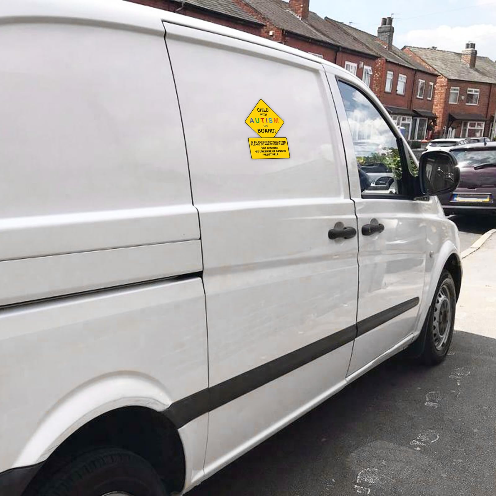 2 Stück Autismus-Bewusstsein Magnete - Wiederverwendbar & Stark Für Auto, LKW & SUV