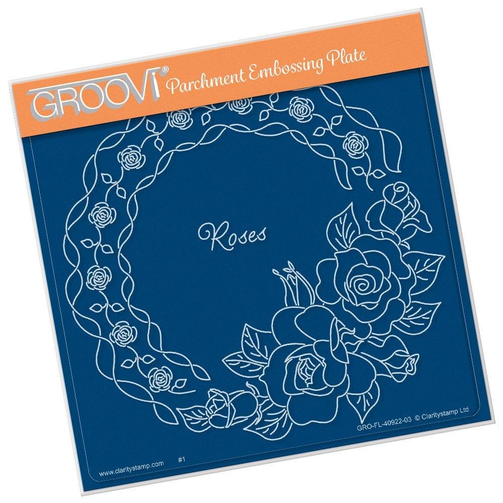 Clarity Stamp Groovi Parchment Embossing A5 Square - Linda's Roses & Lace