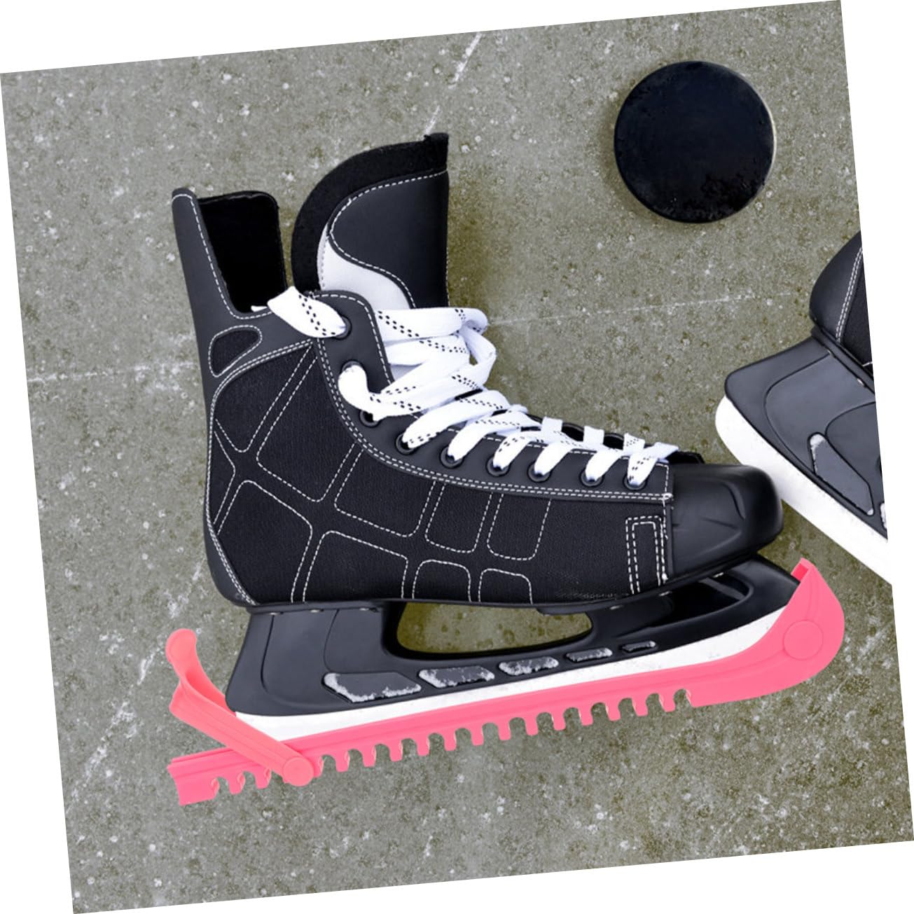 2pares Cubiertas para Cuchillas De Patinaje De De Hockey Ajustables y Resistentes para Adultos