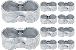 Premium 1-5/8" Chain Link Fence Clamps for Enhanced Dog Kennel Panel Security