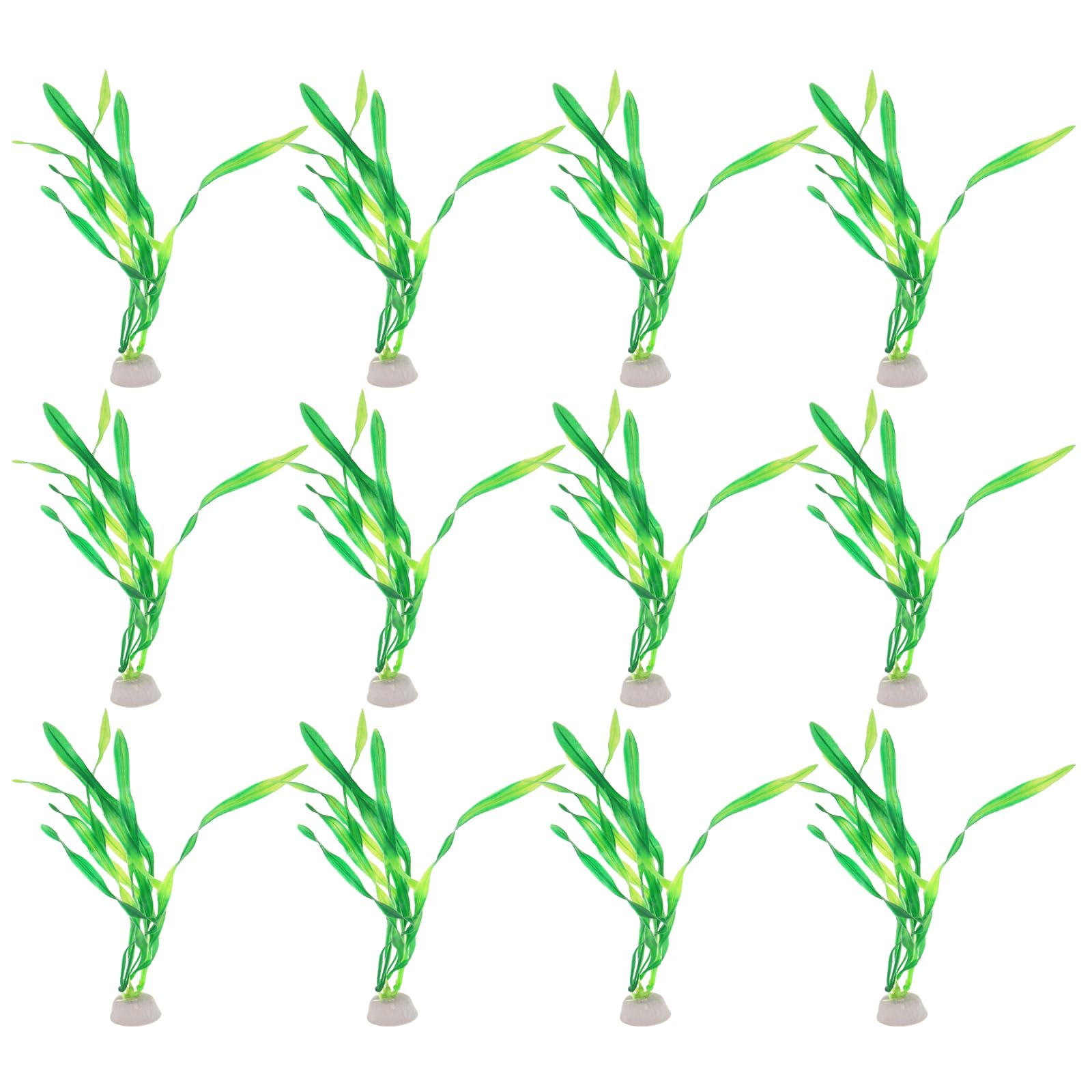 Plantes d'aquarium artificielles ORFOFE | Lot de 30 décors plastiques 20 cm