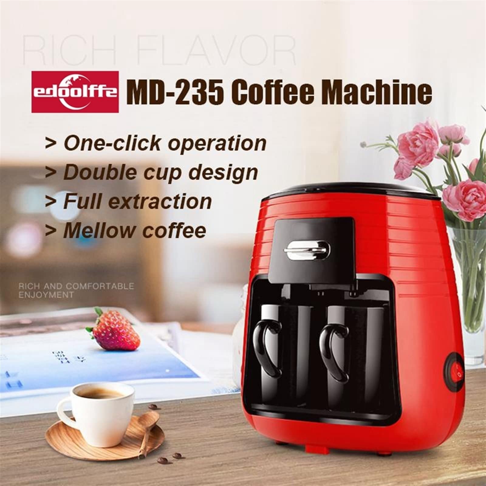 DieffematicKF Ekspresy do kawy Elektryczny przelewowy ekspres do kawy automatyczny ekspres do kawy zaparzacz do herbaty mleko Cappuccino Coffee Coffeeware dzbanek do mokki