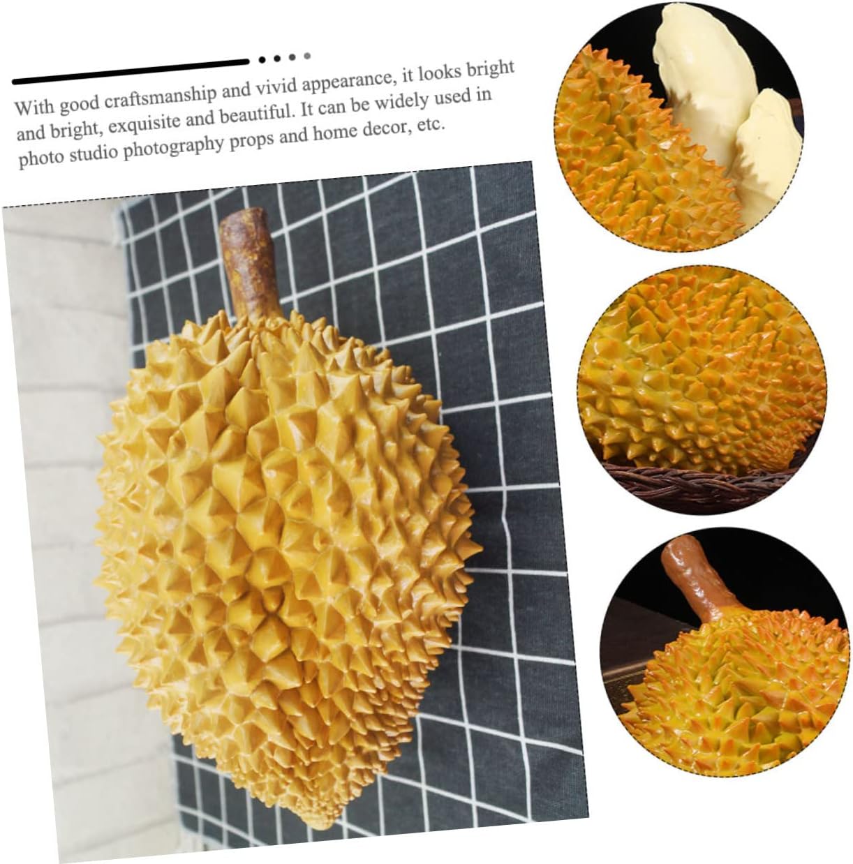 Realistic Simulation Fruit Prop Large Plastic Fruit for Craft Showcase Home Decor and Photo Props