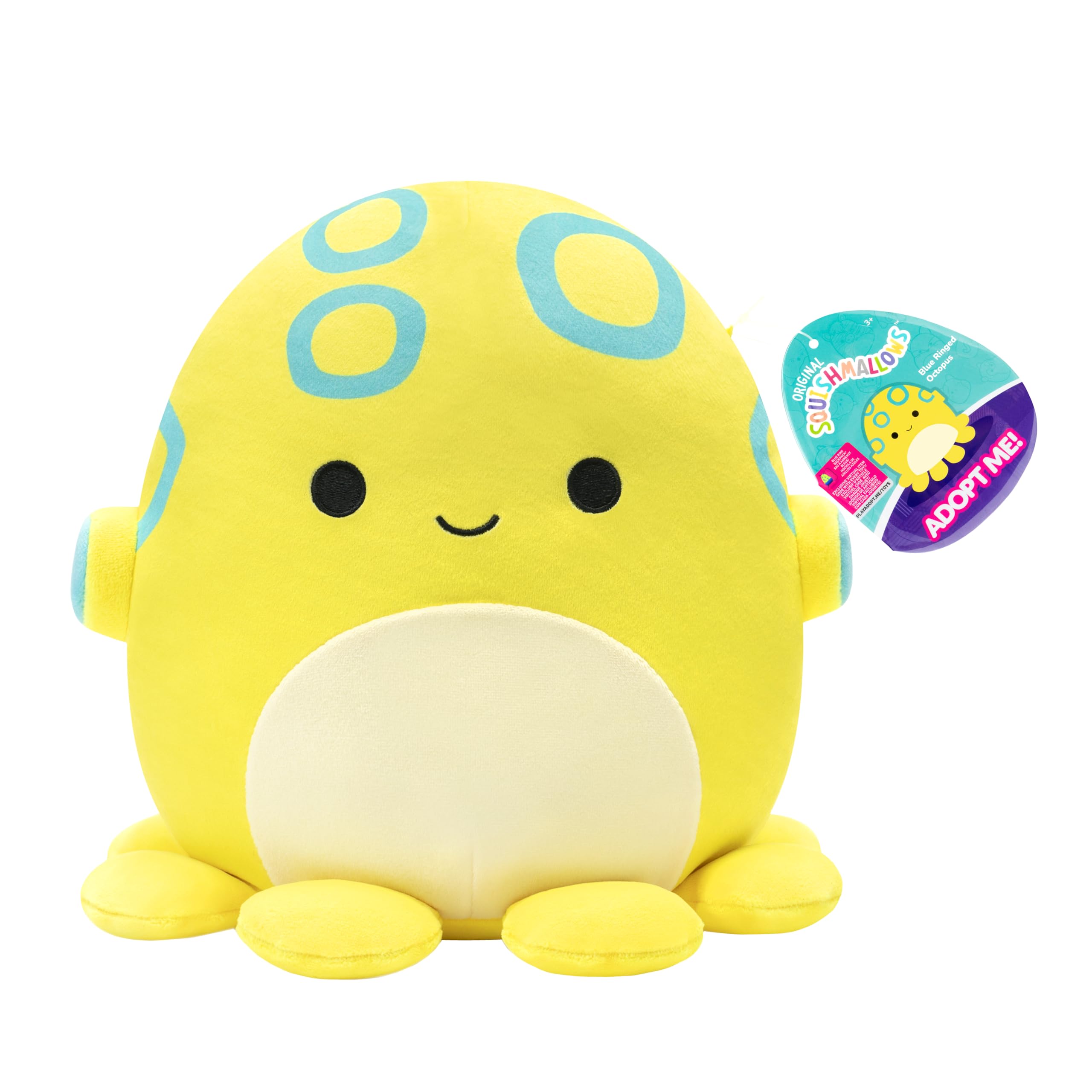 SquishmallowsOriginal 8in Adopt Me! Blue Ringed Octopus Plush