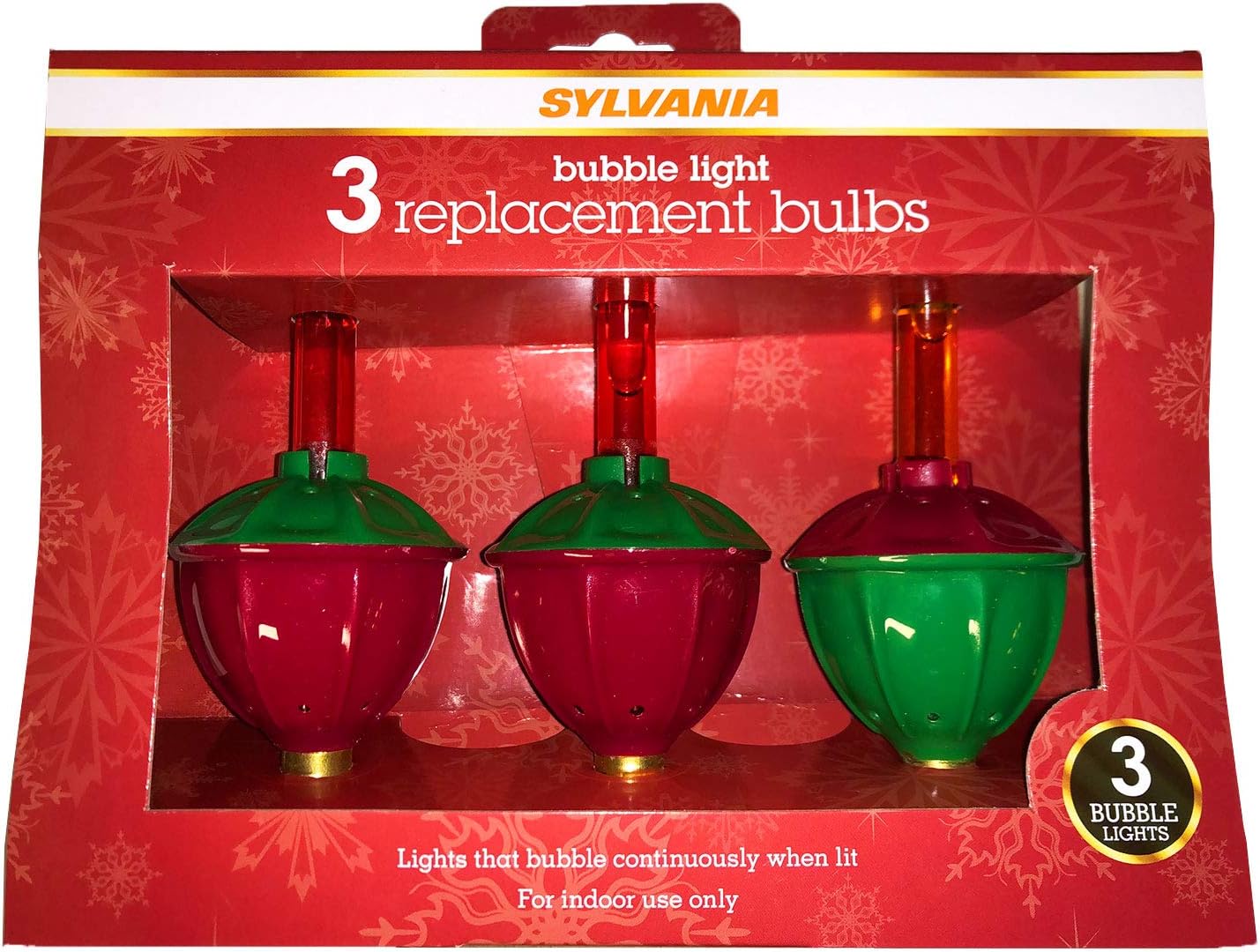 Sylvania Noma Style Bubble Light Replacement Christmas Bulbs Pack of 3 Home & Kitchen
